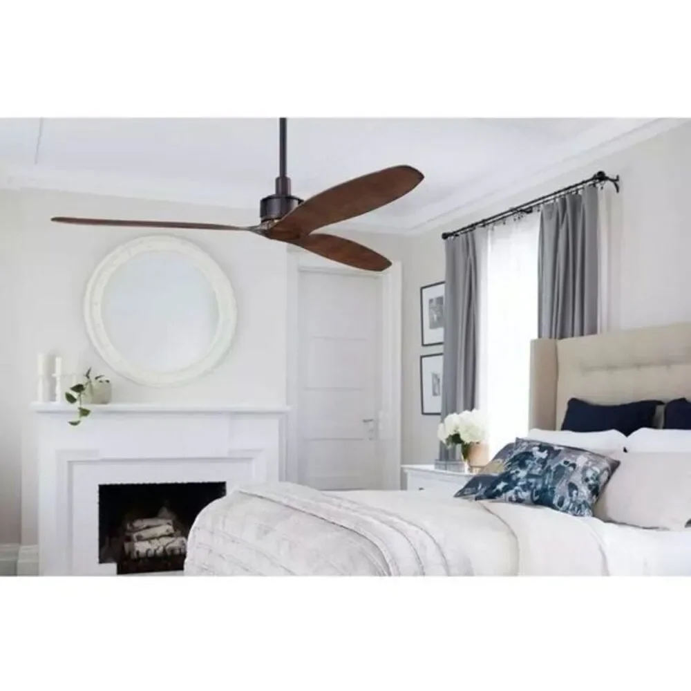 Lucci Air 212917010 52‎ in. Viceroy DC Fan, Oil Rub Bronze & koa